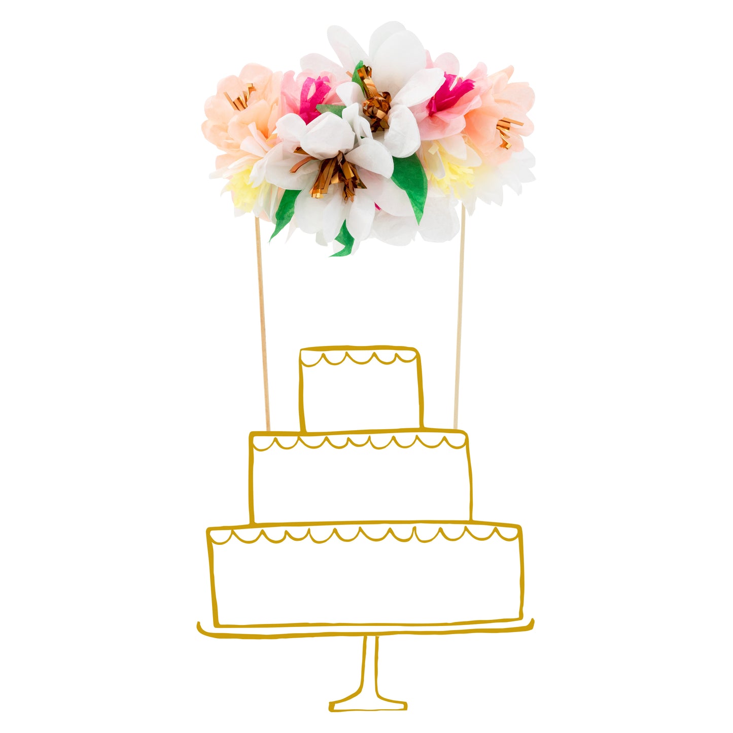 Blumen Cake Topper