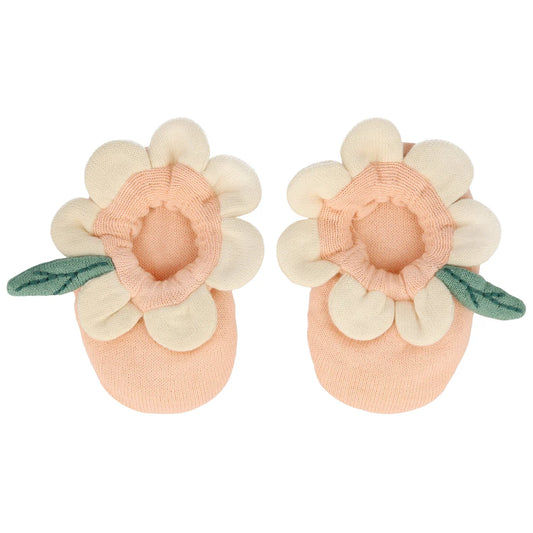 Baby Flower Booties