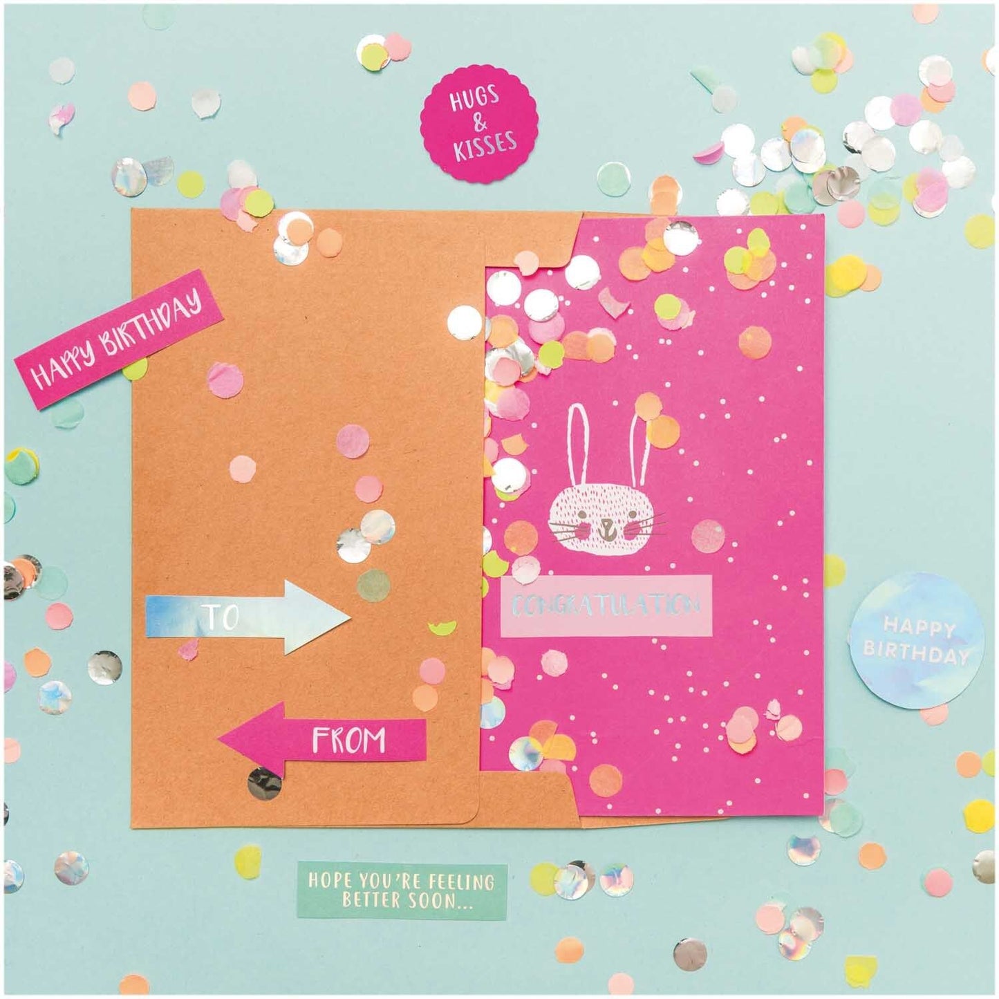 Paper Poetry DIY-Card Wonderland, Hasengesicht