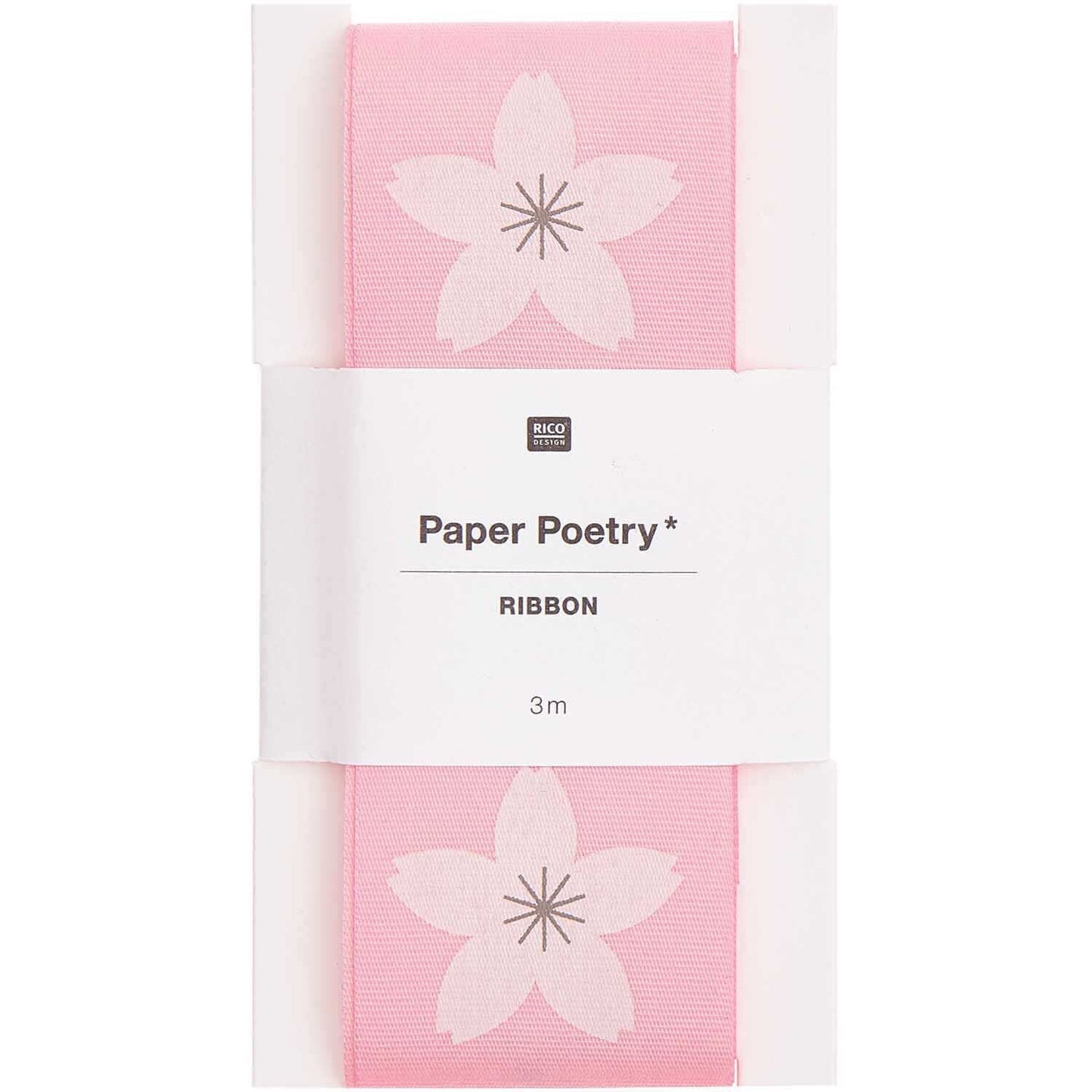 Paper Poetry Geschenkband, Rosa