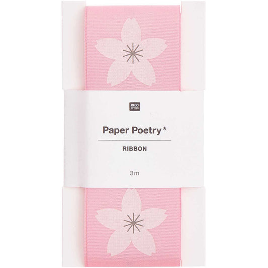 Paper Poetry Geschenkband, Rosa