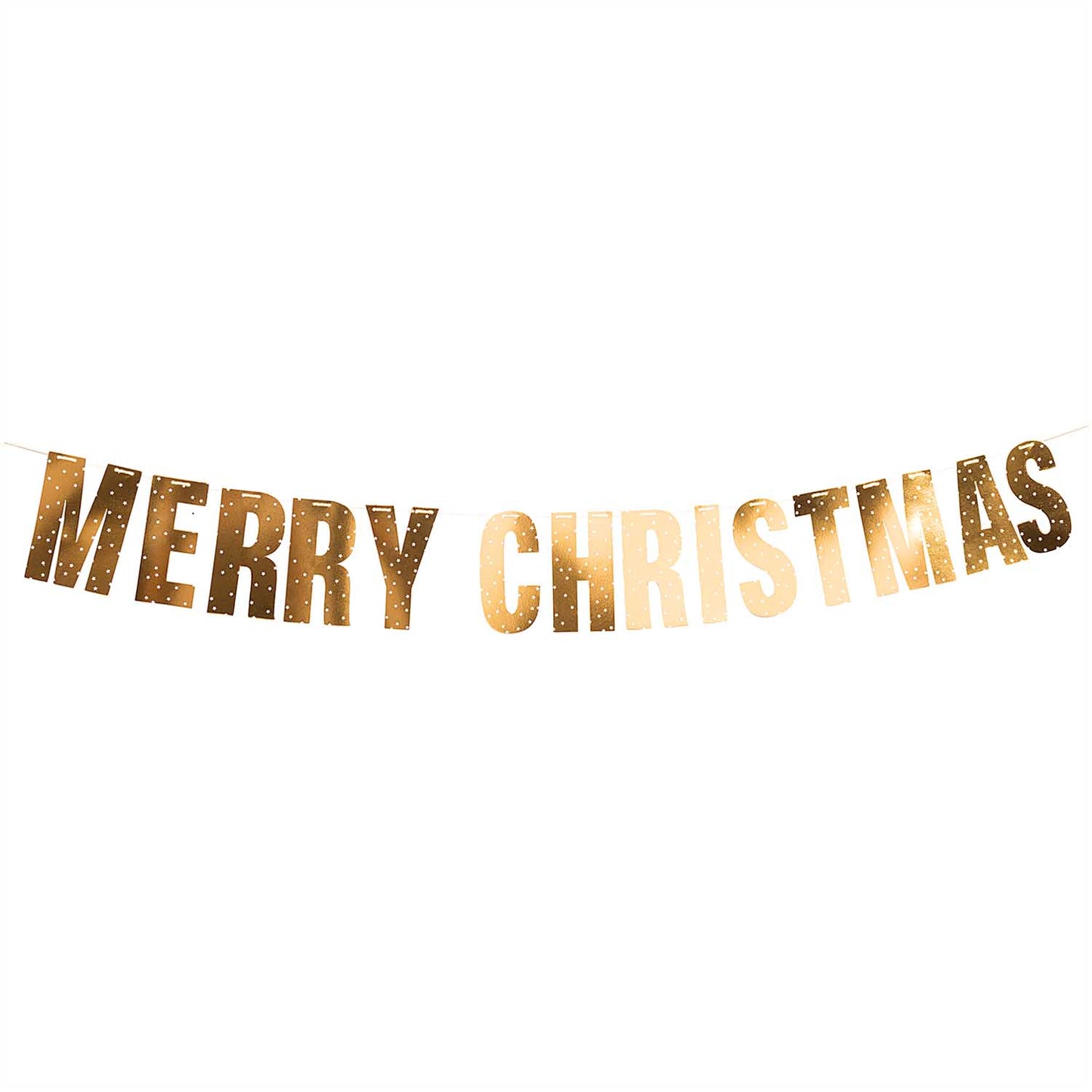 Paper Poetry Girlande Merry Christmas, gold