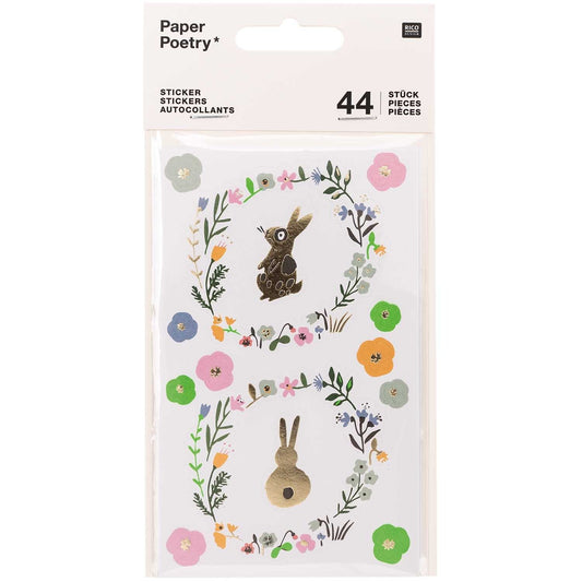 Paper Poetry Sticker Hasen