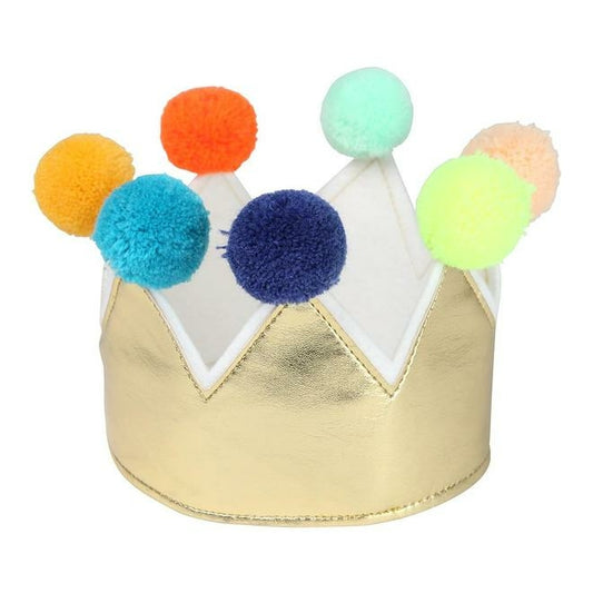 Geburtstagskrone mit Pompoms